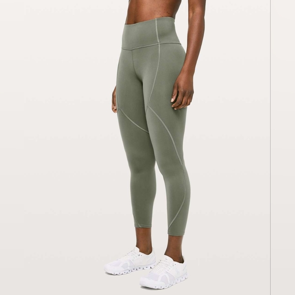 Lululemon To The Beat Tight *24" in Grey Sage - Picture 2 of 8
